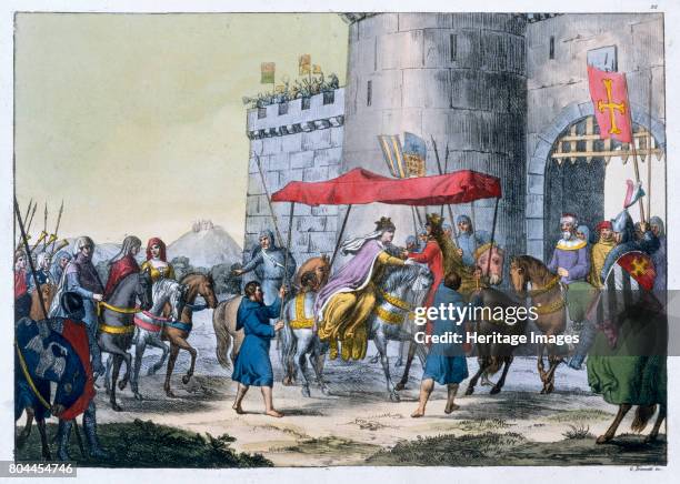 The wedding of Edward I and Eleanor of Castile, 1254 . Eleanor was the daughter of Ferdinand III of Castile and Leon. Henry III of England agreed...