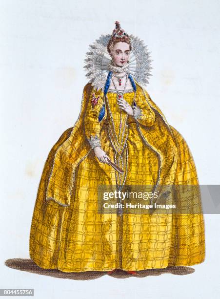 Elizabeth I, Queen of England, . The last Tudor monarch, Elizabeth I ruled from 1558 until 1603. Artist Unknown.