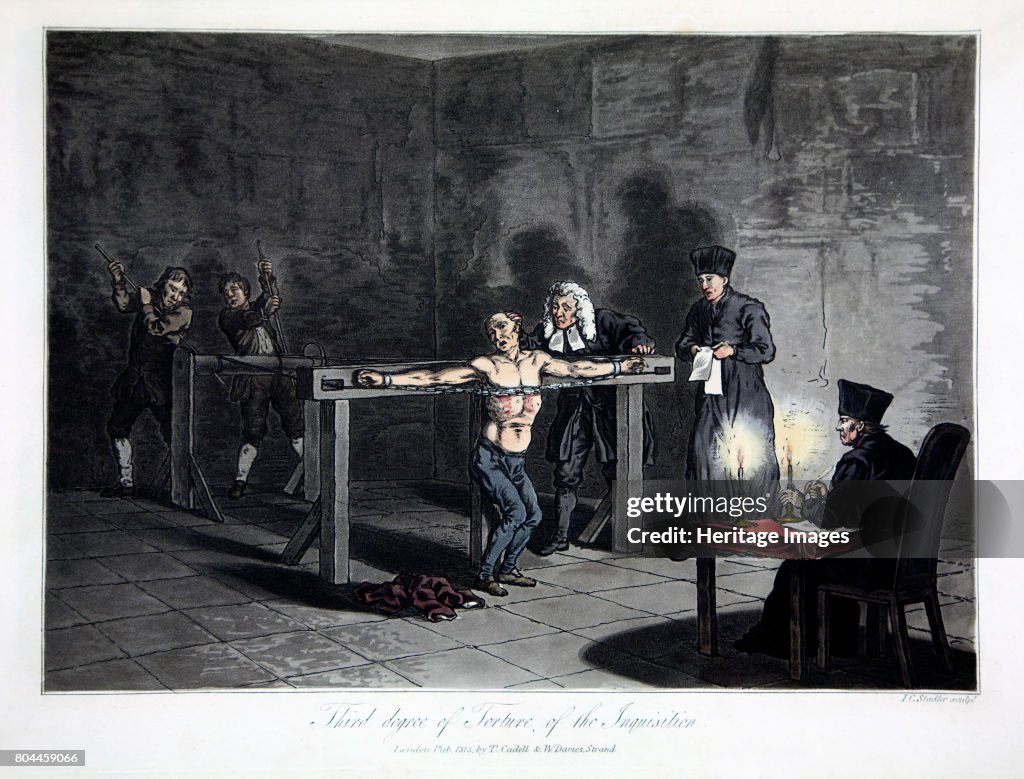 Third Degree Of Torture Of The Inquisition' 1813