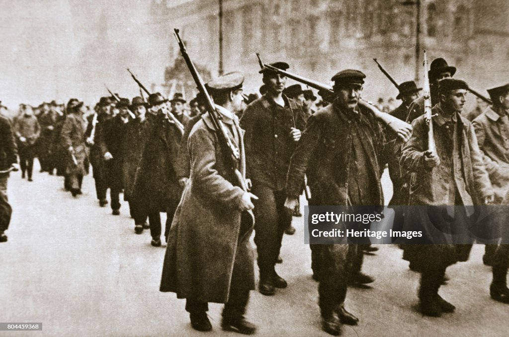Scene During The German Revolution circa 1918-circa 1919