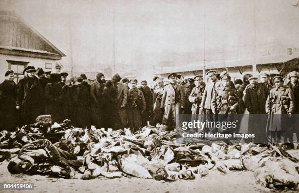 Casualties of the Red and White Armies in Siberia, Russian Civil War, c1918-c1923. The Russian Civil War, fought between the Bolshevik Red Army and a...