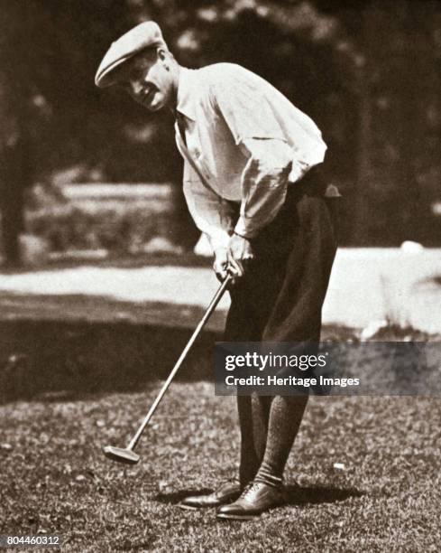 Jerome D Travers, American champion golfer, 1910s. Jerome Dunstan 'Jerry' Travers was one of the leading amateur golfers of the early 20th century....