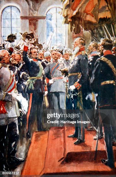 Long Live his Imperial Majesty Emperor William I', 1913. Wilhelm I , King of Prussia from 1861, was proclaimed the first Emperor of Germany in the...