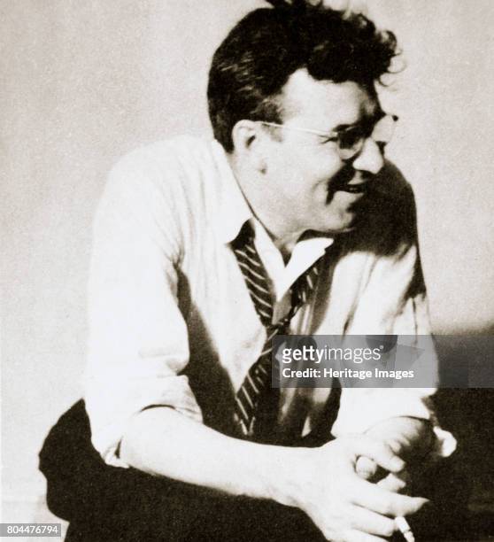 James T Farrell, American novelist, c1930s. Born in Chicago, James Thomas Farrell is best remembered for his Studs Lonigan trilogy, a portrayal of...