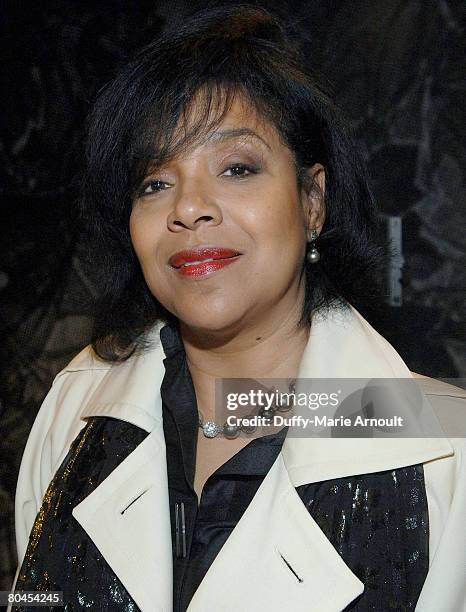 Actress Phylicia Rashad attends a benefit concert of the musical "Mama, I Want to Sing" as the Amas Musical Theatre Honors Phylicia Rashad at New...