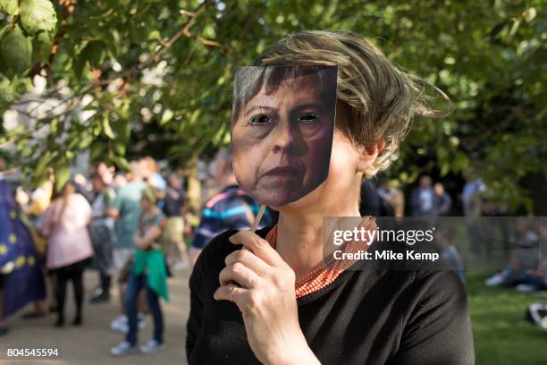 Theresa May's Leaving Drinks in St James's Park in London, England, United Kingdom. Following the General Election, there has been a great deal of...