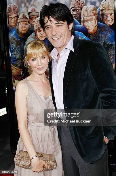 Actor Goran Visnjic and wife Ivana Vrdoljak arrive to the premiere of Universal Pictures' "Leatherheads" held at Grauman's Chinese Theatre on March...