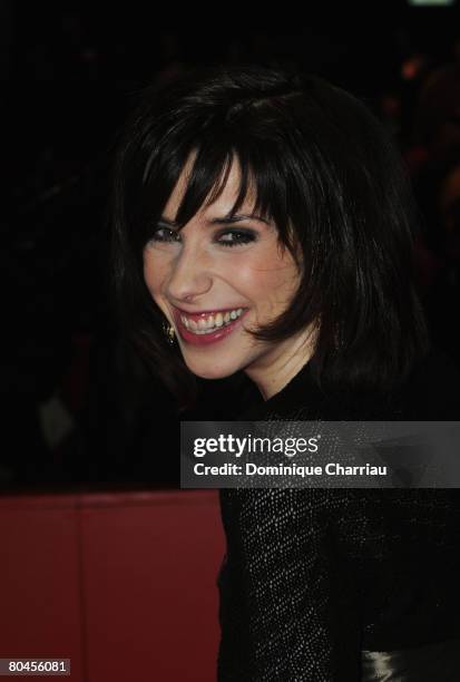 Sally Hawkins attends the 'Happy-Go-Lucky' Premiere as part of the 58th Berlinale Film Festival at the Berlinale Palast on February 12, 2008 in...