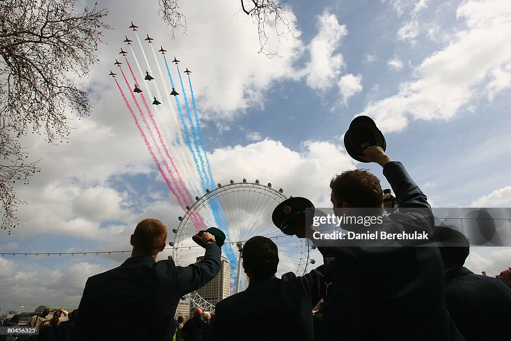 Flypast Marks The 90th Anniversary Of The RAF