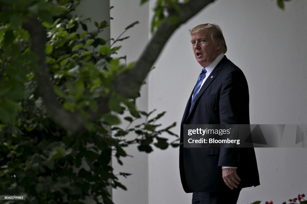 President Trump Departs White House