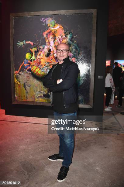 Paul Haggis attends Bacardi X The Dean Collection Present: No Commission on June 30, 2017 in Berlin, Germany.
