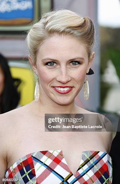 Melanie Silcott of Season 15 Philadelphia arrives at the Real World Awards Bash at Sunset Plaza House on March 15, 2008 in Los Angeles, California.