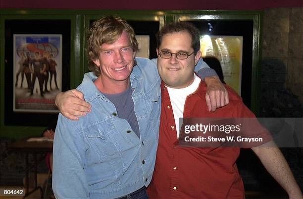 Actor Thomas Haden-Church and director Craig Mazin pose for photographers at the premiere of "The Specials" at The Regent Showcase Theater September...