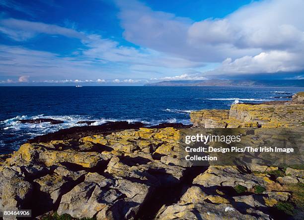 co donegal, slieve league, st. john's point, ireland - slieve league donegal stock-fotos und bilder