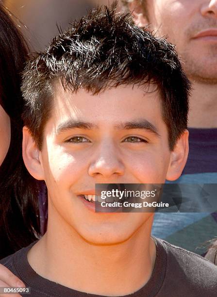 Singer David Archuleta, 2008 American Idol Top 12 Finalist, arrives at "Dr. Seuss' Horton Hears A Who" premiere at The Mann Village on March 8, 2008...