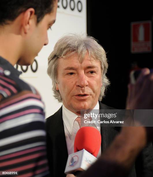 Angel Nieto attends ONDE 2000 Team Presentation on April 01, 2008 at Joy Eslava Club in Madrid, Spain.