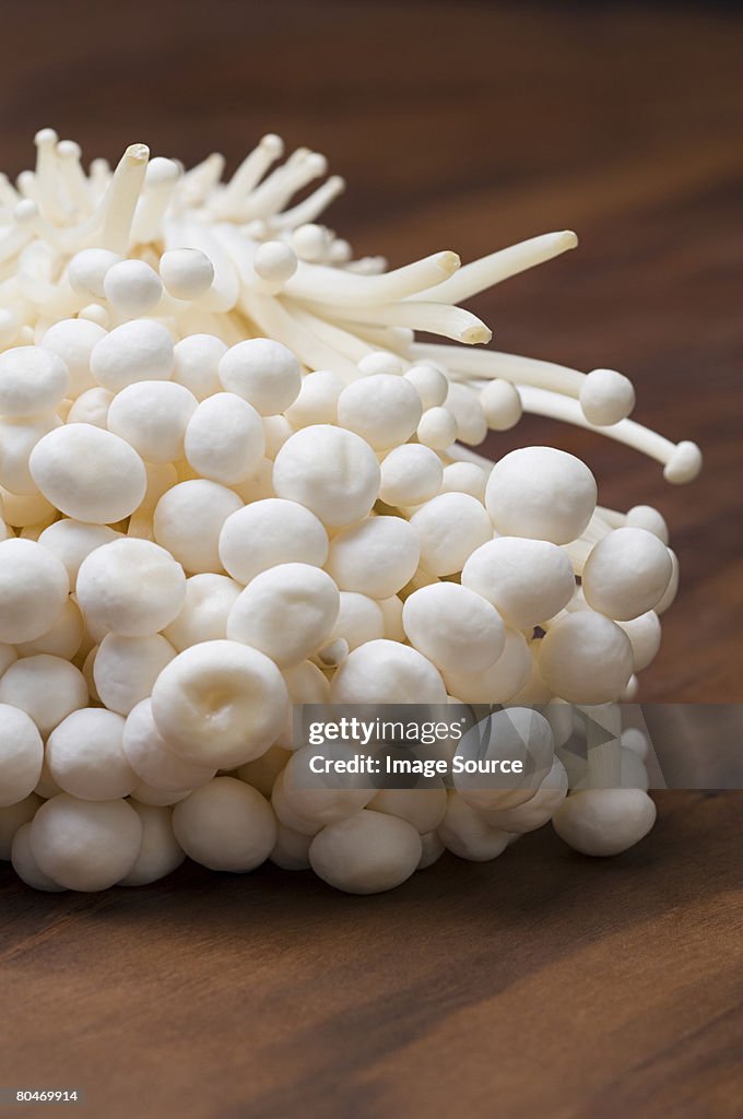 Enokitake mushrooms