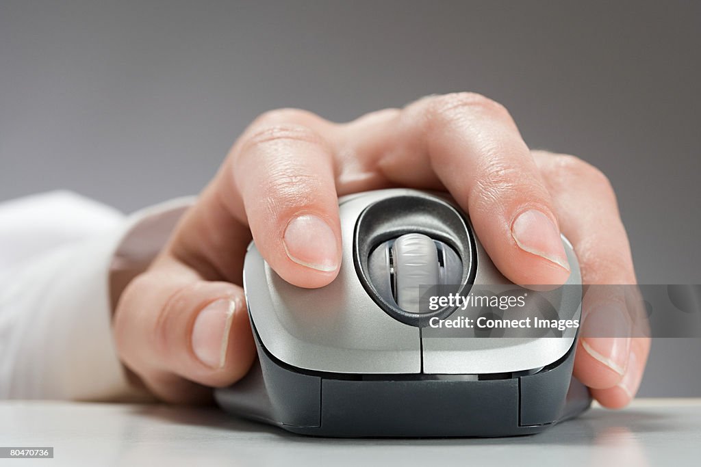 Peasant Using Computer Mouse A Woman Using A Computer Mouse High-Res Stock Photo - Getty Images