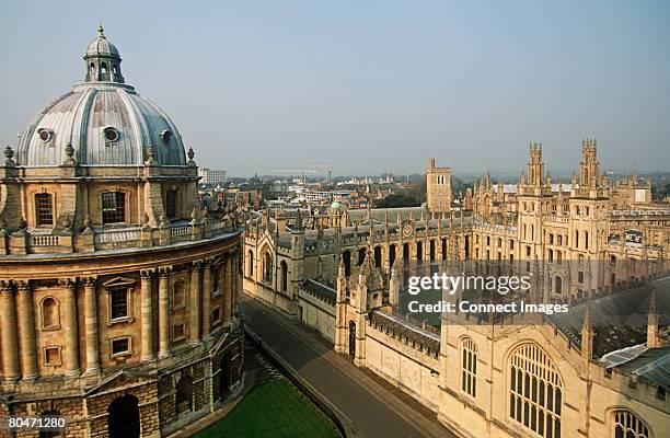 all souls college and radcliffe camera - all souls college stock pictures, royalty-free photos & images