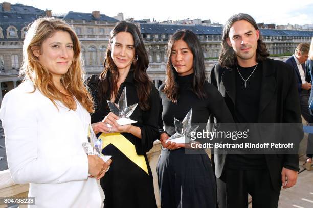 Prix de l'Innovation", Audrey-Laure Bergenthal for Euveka, "Prix Accessoires de Mode", Jewelry Designer Ana Khouri, "Prix du Label Creatif", Laura Do...
