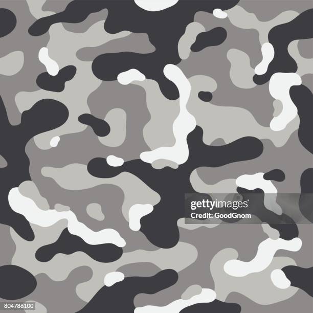 Gray Urban Camouflage Seamless Pattern High-Res Vector Graphic - Getty  Images