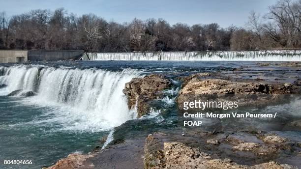 grand falls in joplin missouri - joplin stock pictures, royalty-free photos & images