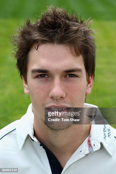 Billy Godleman of Middlesex during the Middlesex County Cricket Club photocall at Lords Cricket Ground on April 1, 2008 in London, England.