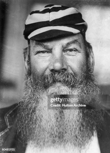 Cricketer and physician, William Gilbert Grace , circa 1900. Known as W G, he started playing first- class cricket for Gloucestershire in 1864 and...