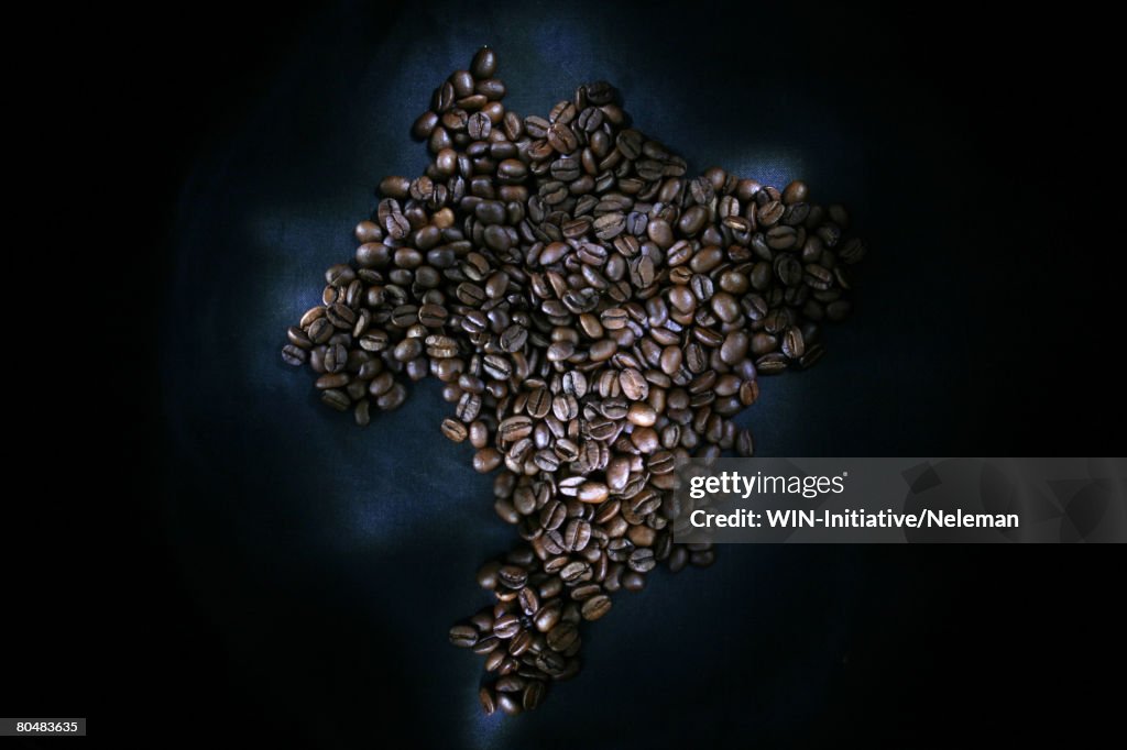 Constellation of coffee beans