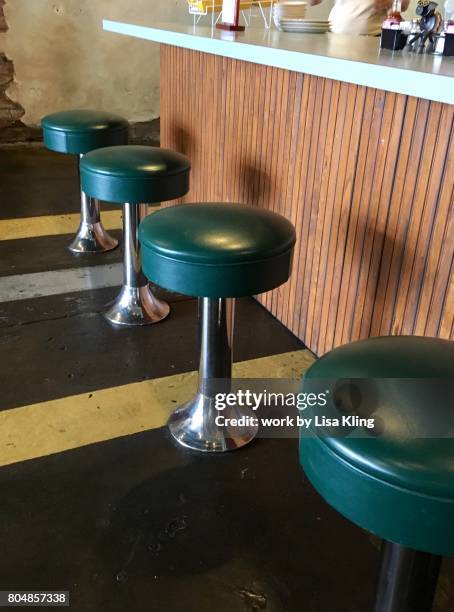 Diner Counter Stools High-Res Stock Photo Getty Images