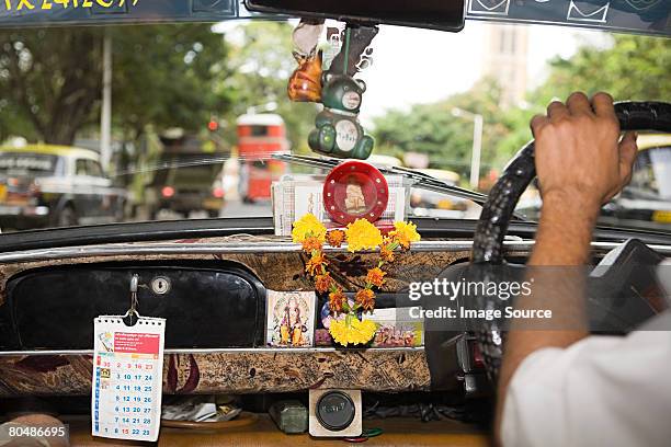 inside of a taxi - car decoration stock pictures, royalty-free photos & images