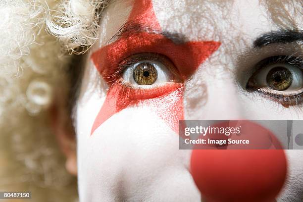 femme clown - clown photos et images de collection