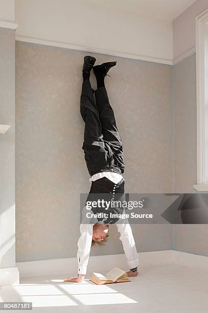Reading Handstand Man Handstand Home Photos and Premium High Res Pictures - Getty Images