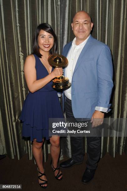 Christina Wong and Cliff Stephenson attend the 43rd Annual Saturn Awards at The Castaway on June 28, 2017 in Burbank, California.