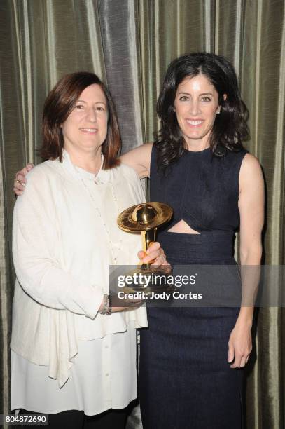 Toni Graphia and guest attend the 43rd Annual Saturn Awards at The Castaway on June 28, 2017 in Burbank, California.