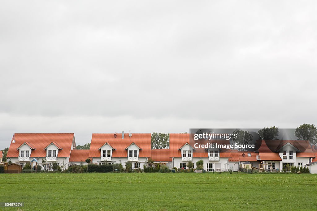 Casas en una fila