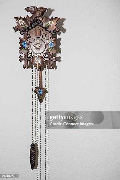 cuckoo clock - cuckoo clock stock pictures, royalty-free photos & images