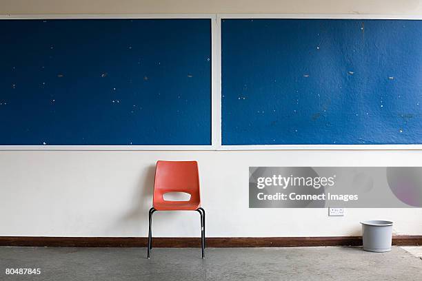empty classroom - chair stock pictures, royalty-free photos & images