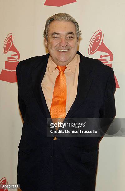 Singer Alberto Cortez attends the 8th Annual Latin GRAMMY Awards Special Awards Ceremony at The Four Seasons Hotel on November 07, 2007 in Las Vegas,...