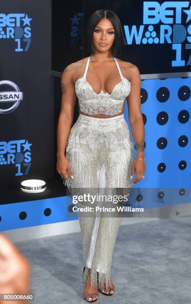 Joseline Hernandez attends the 2017 BET Awards at Microsoft Theater on June 25, 2017 in Los Angeles, California.