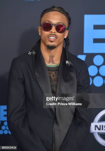 August Alsina attends the 2017 BET Awards at Microsoft Theater on June 25, 2017 in Los Angeles, California.