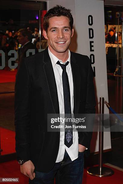 Sean Maguire attends the Shine A Light film premiere held at the Odeon Leicester Square on April 2, 2008 in London, England.