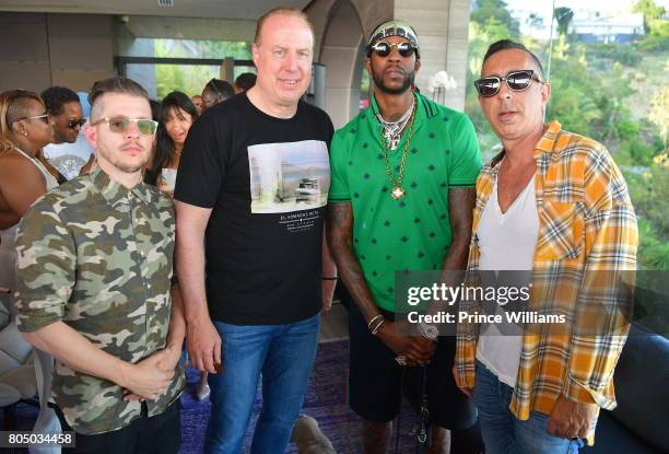 Steve Bartels and 2 Chainz attend a Def Jam Celebration for 2 Chainz & Vince Staples Presented By Baller Alert on June 24, 2017 in Los Angeles,...