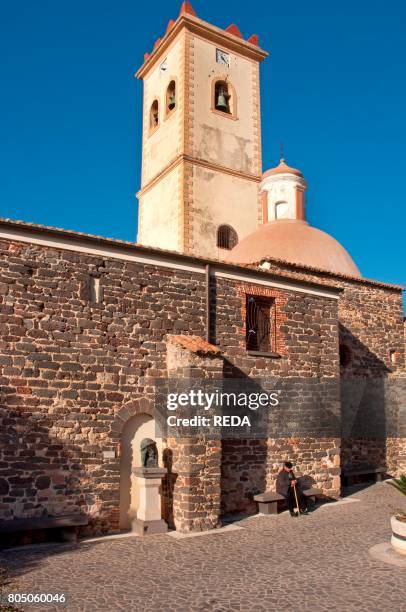 Crocifisso old church. Galtelli. Sardinia. Italy.