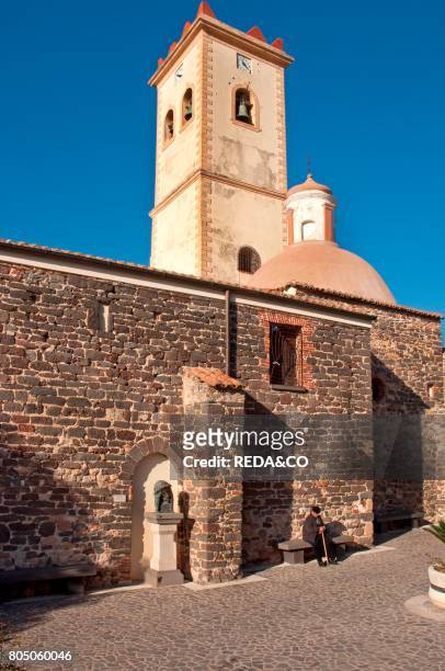 Crocifisso old church. Galtelli. Sardinia. Italy.