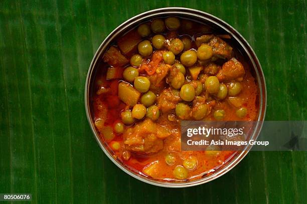 still life of mixed vegetable curry - vegetable curry stock pictures, royalty-free photos & images