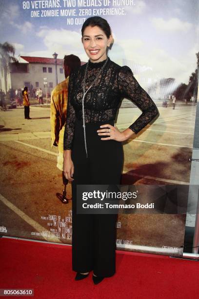 Jamie Gray Hyder attends the Academy Of United States Veterans World Premiere Of "Not A War Story" at Samuel Goldwyn Theater on June 30, 2017 in...