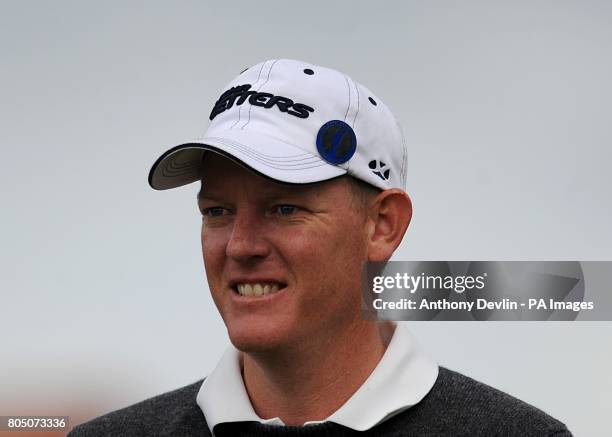 Austalia's Daniel Gaunt during the third day of the Open Championship at Turnberry Golf Club.