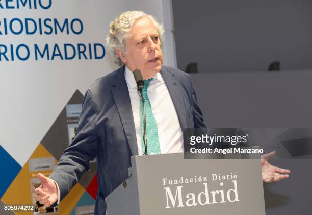Journalist Miguel Angel Aguilar attends 'Diario Madrid' Award on June 29, 2017 in Madrid, Spain.
