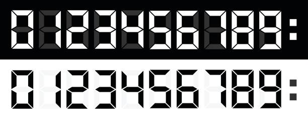 Fix Digital Display Numbers 58,528 Digital Display High Res Illustrations - Getty Images
